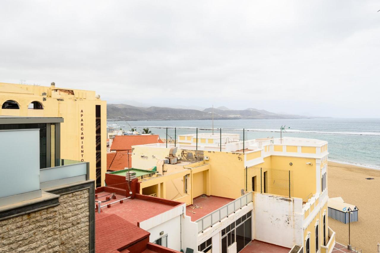 Estudio Con Vistas Al Mar En Las Canteras Las Palmas de Gran Canaria Bagian luar foto