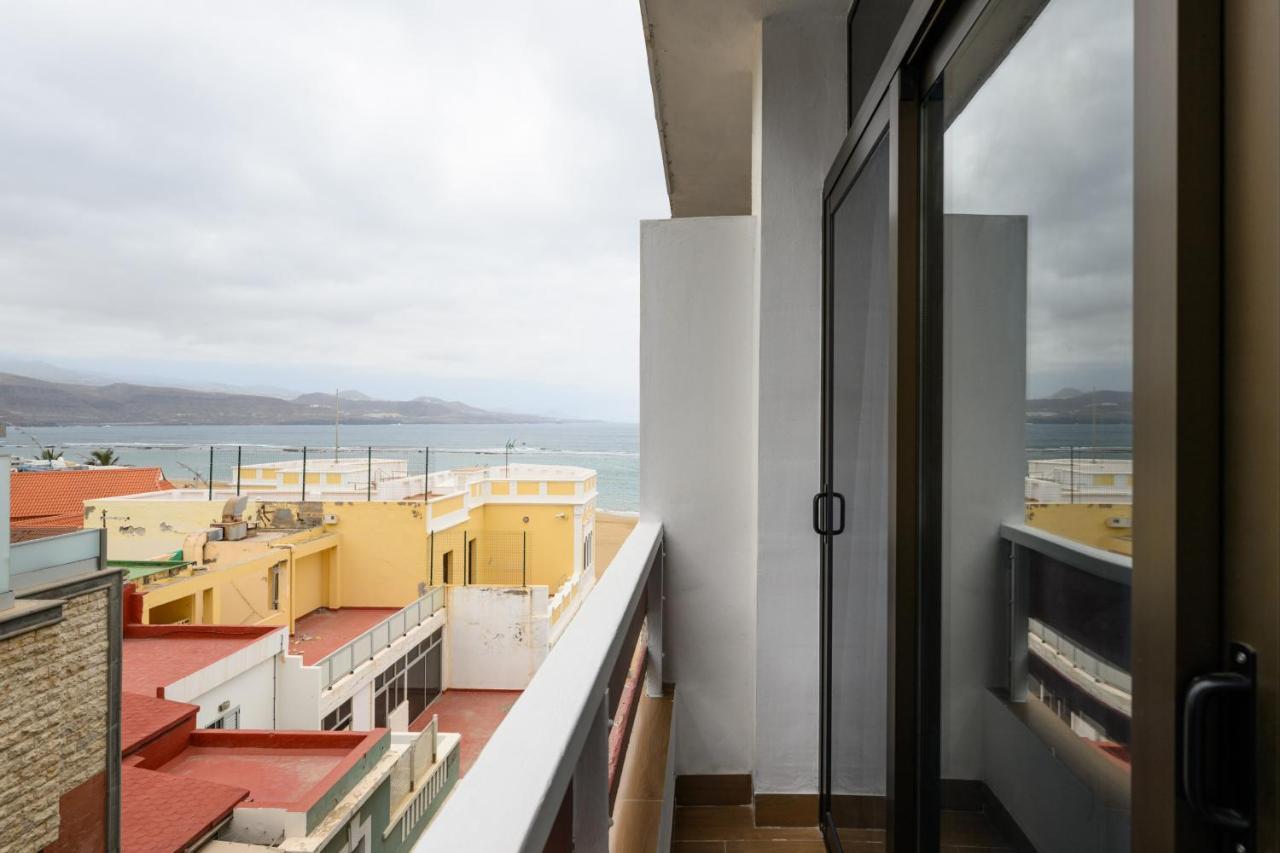 Estudio Con Vistas Al Mar En Las Canteras Las Palmas de Gran Canaria Bagian luar foto